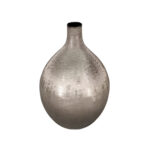 VERGE 1 ΒΑΖΟ 22x22x35cm ΑΛΟΥΜΙΝΙΟ SMOKE BLACK 018430