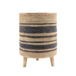 INKA ΚΑΣΠΩ 25x25x32cm POLYRESIN ΦΥΣΙΚΟ ΜΑΥΡΟ 018491