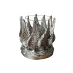 VOLE ΒΑΣΗ ΡΕΣΩ 15x15x18cm POLYRESIN ΑΣΗΜΙ ΑΝΤΙΚΕ 018540