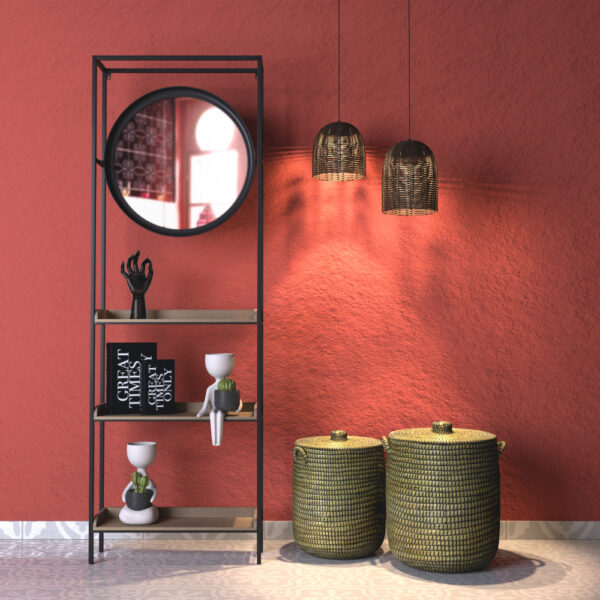 TRECCE ΦΩΤΙΣΤΙΚΟ ΟΡΟΦΗΣ 20x20x20cm ΜΕΤΑΛΛΟ ΜΕΝΤΑ 018589 - Image 2