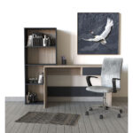 CRANE ΠΙΝΑΚΑΣ ΔΙΑΚΟΣΜΗΣΗΣ 83x83x5cm ΚΑΜΒΑΣ ΠΕΤΡΟΛ ΛΕΥΚΟ ΞΥΛΟ ΜΑΥΡΟ 018741 - Image 3