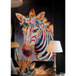 ZEBRA ΠΙΝΑΚΑΣ ΔΙΑΚΟΣΜΗΣΗΣ 80x120x4cm ΚΑΜΒΑΣ ΠΟΛΥΧΡΩΜΟ 018828 - Image 2