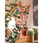 ZEBRA ΠΙΝΑΚΑΣ ΔΙΑΚΟΣΜΗΣΗΣ 80x120x4cm ΚΑΜΒΑΣ ΠΟΛΥΧΡΩΜΟ 018829 - Image 2