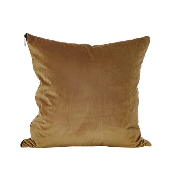GLAM ΔΙΑΚΟΣΜΗΤΙΚΟ ΜΑΞΙΛΑΡΙ 45x45cm ΥΦΑΣΜΑ ΜΠΛΕ ΧΡΥΣΟ POLYESTER 018877 - Image 2