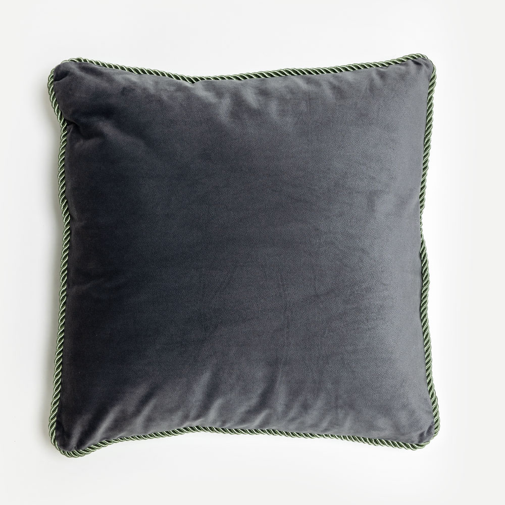 018887-j49Fp-first-_1 NUIT ΔΙΑΚΟΣΜΗΤΙΚΟ ΜΑΞΙΛΑΡΙ 45x45cm ΒΕΛΟΥΔΟ ΑΝΘΡΑΚΙ 018887 - Image 1