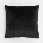 DIONE ΔΙΑΚΟΣΜΗΤΙΚΟ ΜΑΞΙΛΑΡΙ 45x45cm ΥΦΑΣΜΑ ΜΑΥΡΟ ΧΡΥΣΟ 018894 - Image 2