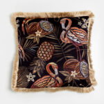 FLAMINGO ΔΙΑΚΟΣΜΗΤΙΚΟ ΜΑΞΙΛΑΡΙ 45x45cm ΥΦΑΣΜΑ ΠΟΛΥΧΡΩΜΟ 018897