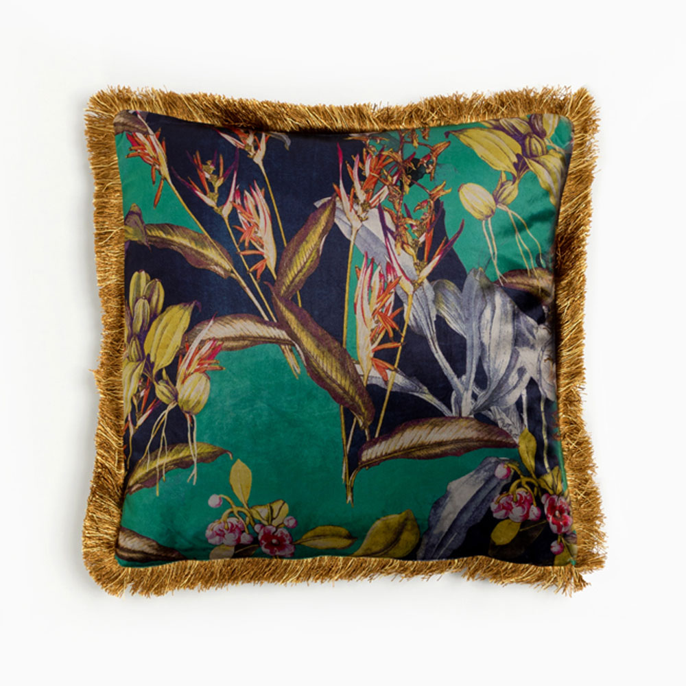 018926-osXai-first-_1 BLOSSOM ΔΙΑΚΟΣΜΗΤΙΚΟ ΜΑΞΙΛΑΡΙ 45x45cm ΒΕΛΟΥΔΟ ΠΟΛΥΧΡΩΜΟ POLYESTER 018926 - Image 1