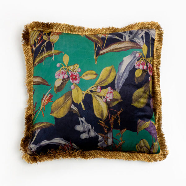 BLOSSOM ΔΙΑΚΟΣΜΗΤΙΚΟ ΜΑΞΙΛΑΡΙ 45x45cm ΒΕΛΟΥΔΟ ΠΟΛΥΧΡΩΜΟ POLYESTER 018926 - Image 2