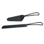 MATT SET ΣΕΡΒΙΡΙΣΜΑΤΟΣ ΓΛΥΚΟΥ 30x6x2cm ΑΤΣΑΛΙ ΜΑΥΡΟ 018936