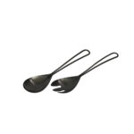 MATT SET ΣΕΡΒΙΡΙΣΜΑΤΟΣ ΣΑΛΑΤΑΣ 29x7x2cm ΑΤΣΑΛΙ ΜΑΥΡΟ 018937