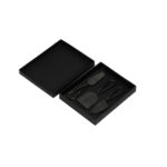MATT SET ΣΕΡΒΙΡΙΣΜΑΤΟΣ ΤΥΡΙΩΝ SET 3ΤΜΧ 17x5x1cm ΑΤΣΑΛΙ ΜΑΥΡΟ 018938 - Image 2