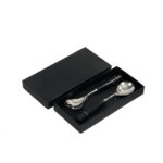 MARMO SET ΣΕΡΒΙΡΙΣΜΑΤΟΣ ΣΑΛΑΤΑΣ 28x6x2cm ΑΤΣΑΛΙ ΜΑΥΡΟ ΜΑΡΜΑΡΟ 018952 - Image 2