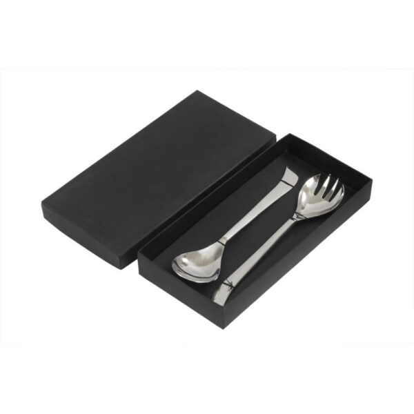 CURVE SET ΣΕΡΒΙΡΙΣΜΑΤΟΣ ΣΑΛΑΤΑΣ 28x6x2cm ΑΤΣΑΛΙ ΑΣΗΜΙ 018955 - Image 2