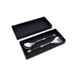 ROYAL SET ΣΕΡΒΙΡΙΣΜΑΤΟΣ ΣΑΛΑΤΑΣ 29x6x2cm ΑΤΣΑΛΙ ΜΑΥΡΟ RESIN 018960 - Image 2