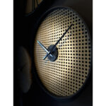 CANNE ΡΟΛΟΪ ΤΟΙΧΟΥ 40x40x5cm ΜΕΤΑΛΛΟ ΦΥΣΙΚΟ ΜΑΥΡΟ 019109 - Image 2