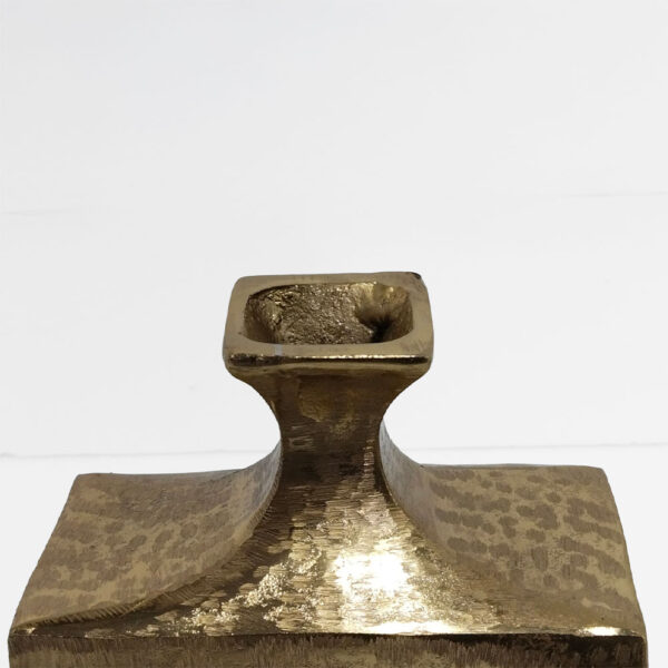 FLASCHE ΒΑΖΟ 19x10x36cm ΑΛΟΥΜΙΝΙΟ ΧΡΥΣΟ 019144 - Image 2