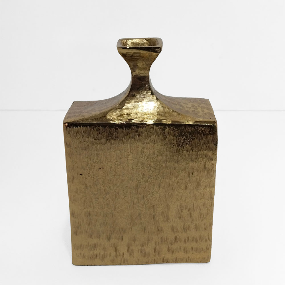 019146-ZsgkI-first-_1 FLASCHE ΒΑΖΟ 18x9x28cm ΑΛΟΥΜΙΝΙΟ ΧΡΥΣΟ 019146 - Image 1