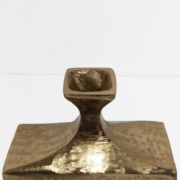 FLASCHE ΒΑΖΟ 18x9x28cm ΑΛΟΥΜΙΝΙΟ ΧΡΥΣΟ 019146 - Image 2