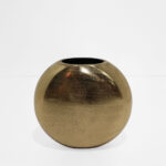 BALLON ΒΑΖΟ 28x27x8cm ΑΛΟΥΜΙΝΙΟ ΧΡΥΣΟ 019148