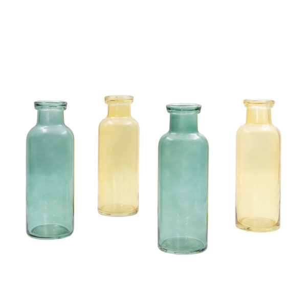 JARDIN ΜΠΟΥΚΑΛΑ 9x9x26cm ΓΥΑΛΙ ΠΡΑΣΙΝΟ 019591 - Image 4