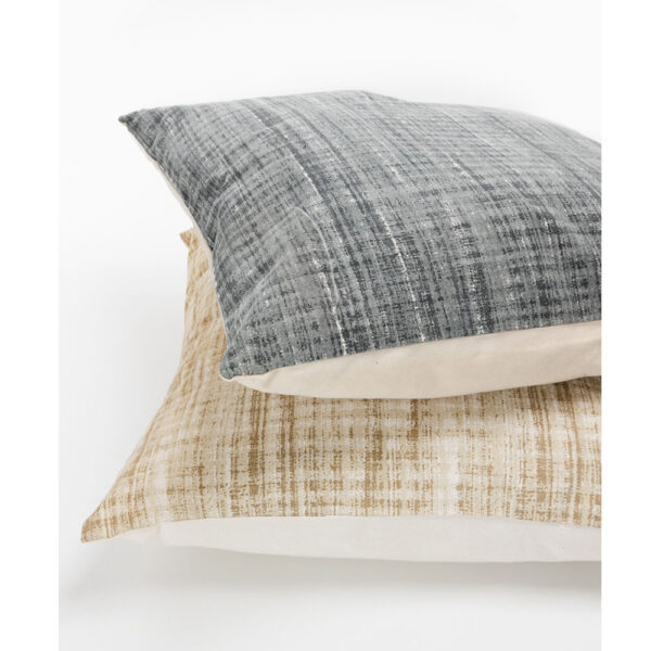 FLOW ΔΙΑΚΟΣΜΗΤΙΚΟ ΜΑΞΙΛΑΡΙ 60x60cm ΒΑΜΒΑΚΙ ΓΚΡΙ ΣΚΟΥΡΟ 019655 - Image 5