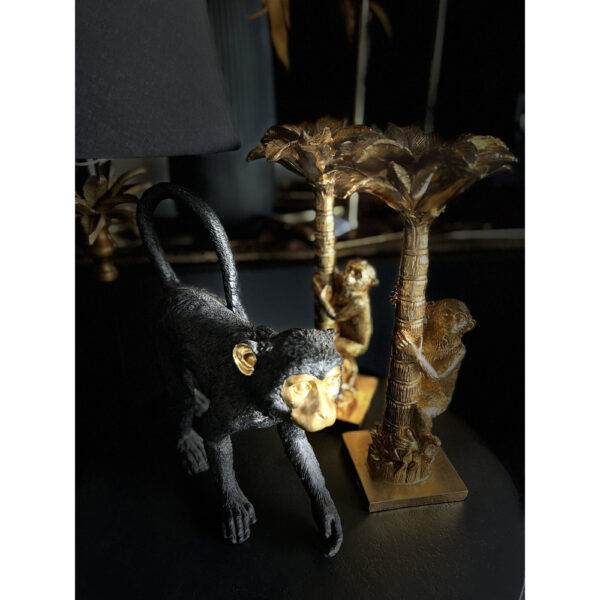 JAVAN ΚΗΡΟΠΗΓΙΟ 14x14x32cm POLYRESIN ΧΡΥΣΟ 019731 - Image 2