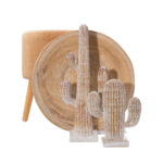 ARIANE 1 ΔΙΑΚΟΣΜΗΤΙΚΟ ΚΑΚΤΟΣ 19x6x23cm POLYRESIN ΦΥΣΙΚΟ ΛΕΥΚΟ 019764 - Image 4