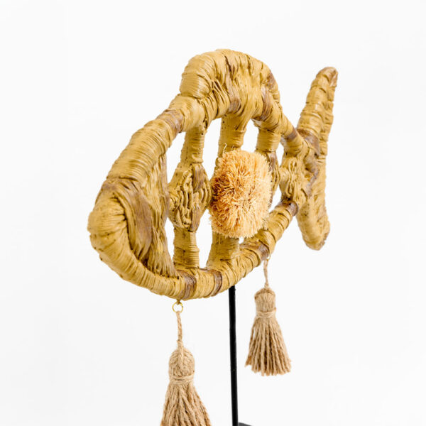 QUERSUS 1 ΔΙΑΚΟΣΜΗΤΙΚΟ ΨΑΡΙ 30x7x27cm POLYRESIN ΦΥΣΙΚΟ ΜΕΤΑΛΛΟ 019775 - Image 3