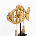 QUERSUS 2 ΔΙΑΚΟΣΜΗΤΙΚΟ ΨΑΡΙ 34x8x34cm POLYRESIN ΦΥΣΙΚΟ ΜΕΤΑΛΛΟ 019776 - Image 3