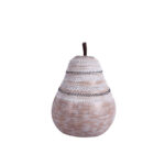 ULMUS ΔΙΑΚΟΣΜΗΤΙΚΟ ΑΧΛΑΔΙ 17x16x23cm POLYRESIN ΦΥΣΙΚΟ ΛΕΥΚΟ 019783