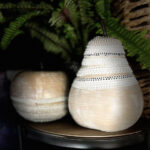 ULMUS ΔΙΑΚΟΣΜΗΤΙΚΟ ΑΧΛΑΔΙ 17x16x23cm POLYRESIN ΦΥΣΙΚΟ ΛΕΥΚΟ 019783 - Image 3