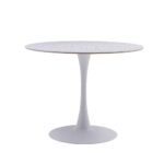 NOUGAT ΤΡΑΠΕΖΙ ΡΟΤΟΝΤΑ TERRAZZO 100x100x75cm 02-0650