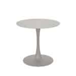 CASPIAN ΤΡΑΠΕΖΙ ΓΚΡΙ ΜΕ ΟΨΗ ΜΑΡΜΑΡΟΥ 80x80x75cm 02-0704