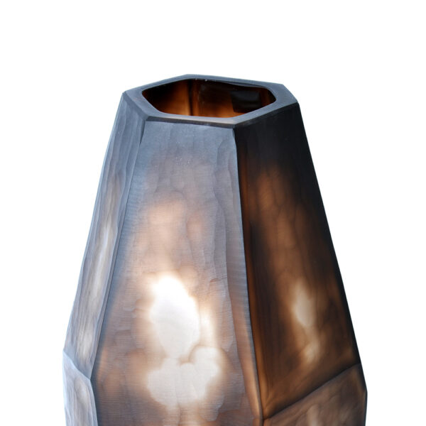 BARRY ΒΑΖΟ 19x19x45cm ΓΥΑΛΙ ΣΟΚΟΛΑ 020141 - Image 4