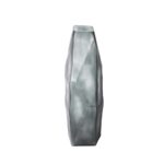 ROCHE GREY ΒΑΖΟ 21x15x38cm ΓΥΑΛΙ ΓΚΡΙ 020143 - Image 3