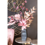 MEISSEL ΒΑΖΟ 15x9x40cm ΓΥΑΛΙ ΓΚΡΙ 020149 - Image 3