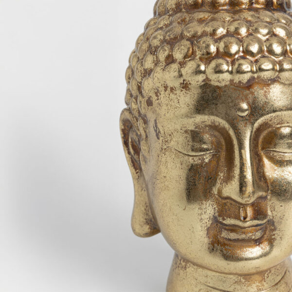 SAKIA ΔΙΑΚΟΣΜΗΤΙΚΟ ΒΟΥΔΑΣ 16x14x22cm POLYRESIN ΧΡΥΣΟ 020297 - Image 3