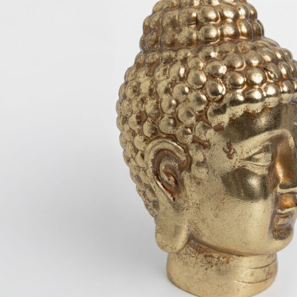 SAKIA ΔΙΑΚΟΣΜΗΤΙΚΟ ΒΟΥΔΑΣ 16x14x22cm POLYRESIN ΧΡΥΣΟ 020297 - Image 4