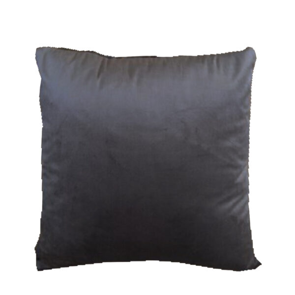 PLISSE ΔΙΑΚΟΣΜΗΤΙΚΟ ΜΑΞΙΛΑΡΙ 45x45cm ΒΕΛΟΥΔΟ ΓΚΡΙ 020445 - Image 2