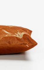 VENTALIA ΔΙΑΚΟΣΜΗΤΙΚΟ ΜΑΞΙΛΑΡΙ 45x45cm ΒΕΛΟΥΔΟ TERRACOTTA ΧΡΥΣΟ 020461 - Image 3