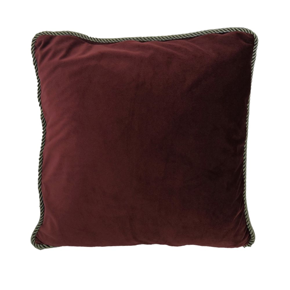 020469-mUgJp-first-_1 SOLID ΔΙΑΚΟΣΜΗΤΙΚΟ ΜΑΞΙΛΑΡΙ 50x50cm ΒΕΛΟΥΔΟ ΜΠΟΡΝΤΩ 020469 - Image 1