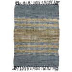 CINDER ΧΑΛΑΚΙ 60x90cm ΔΕΡΜΑ ΜΠΕΖ ΓΚΡΙ 020491