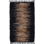 TERRA ΧΑΛΑΚΙ 60x90cm ΔΕΡΜΑ ΜΑΥΡΟ ΜΠΕΖ 020495