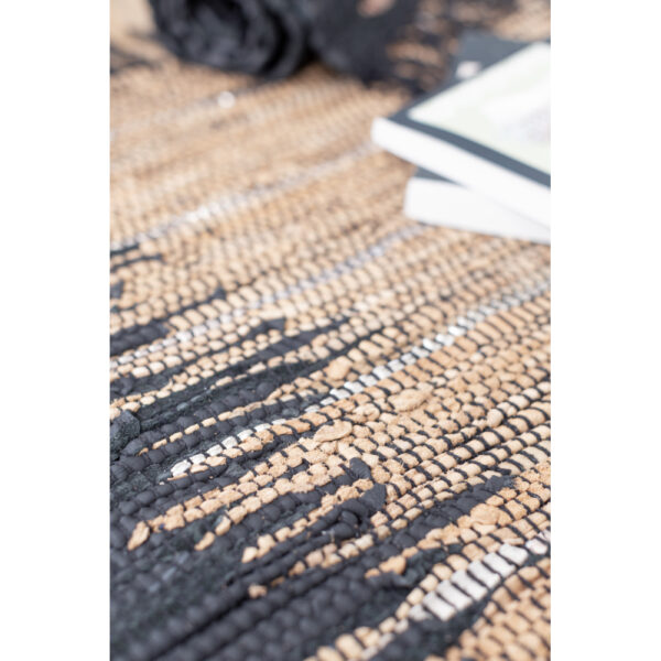 TERRA ΧΑΛΑΚΙ 60x90cm ΔΕΡΜΑ ΜΑΥΡΟ ΜΠΕΖ 020495 - Image 2