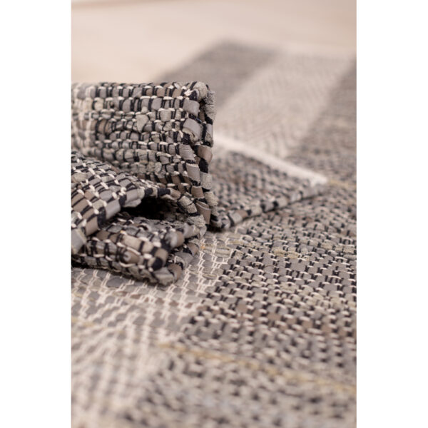 FISHBONE ΧΑΛΑΚΙ 60x90cm ΔΕΡΜΑ ΓΚΡΙ ΜΠΕΖ 020501 - Image 3