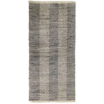 FISHBONE ΧΑΛΙ ΔΙΑΔΡΟΜΟΥ 70x150cm ΔΕΡΜΑ ΓΚΡΙ ΜΠΕΖ 020502