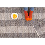 FISHBONE ΧΑΛΙ ΔΙΑΔΡΟΜΟΥ 70x150cm ΔΕΡΜΑ ΓΚΡΙ ΜΠΕΖ 020502 - Image 2