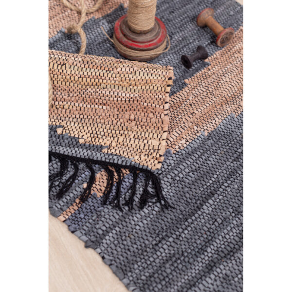 FUME ΧΑΛΑΚΙ 60x90cm ΔΕΡΜΑ ΓΚΡΙ ΜΠΕΖ 020505 - Image 4