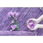 PLUM ΧΑΛΙ ΔΙΑΔΡΟΜΟΥ 70x150cm ΔΕΡΜΑ ΜΩΒ 020510 - Image 2